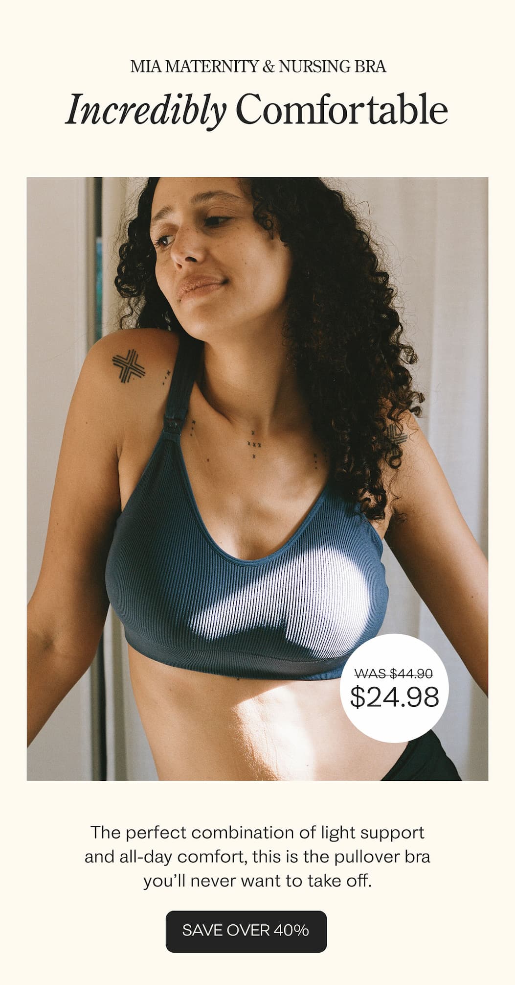 Mia maternity & Nursing bra only $24.98