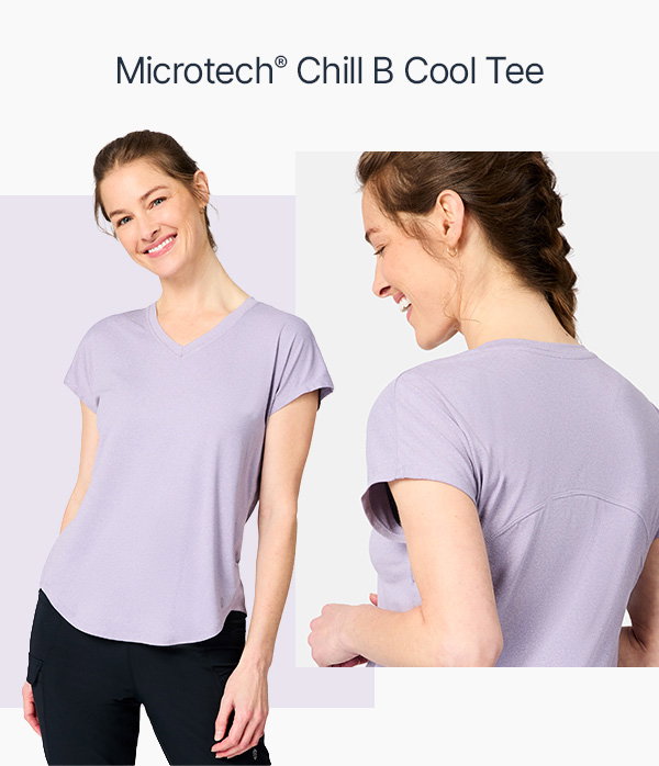 women's microtech chill b cool tee