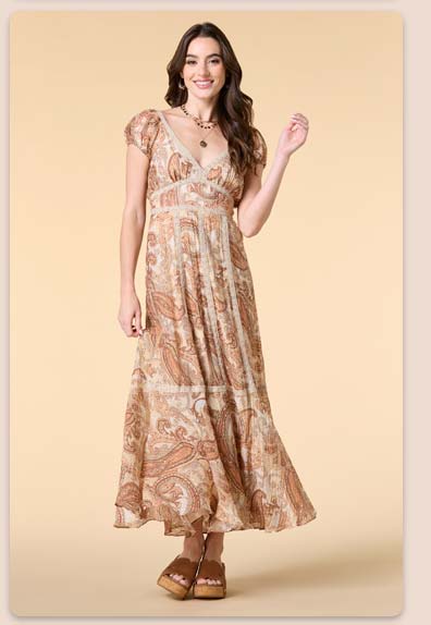Shop Paisley In Love Maxi Dress