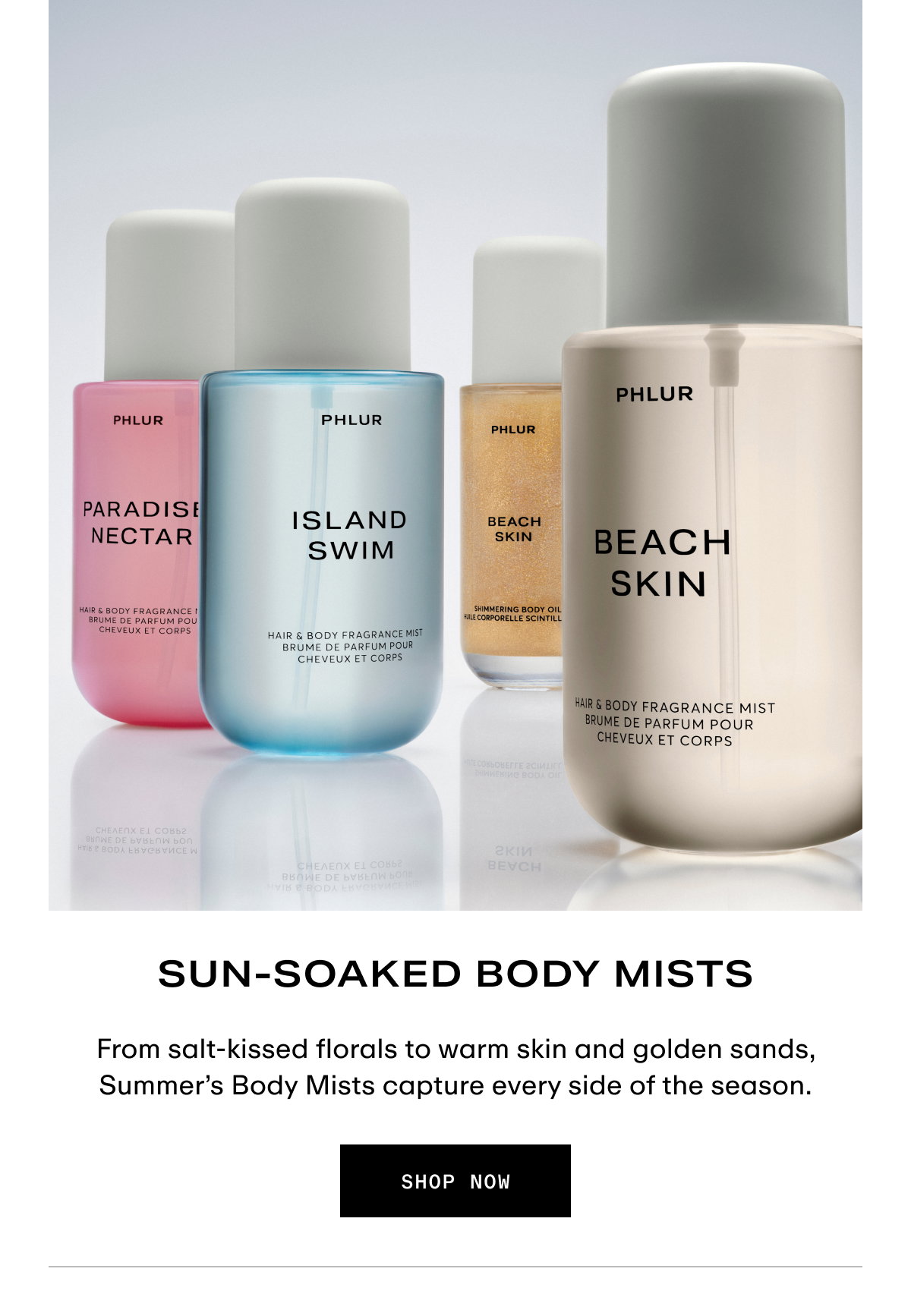 Sun-Soaked Body Mists