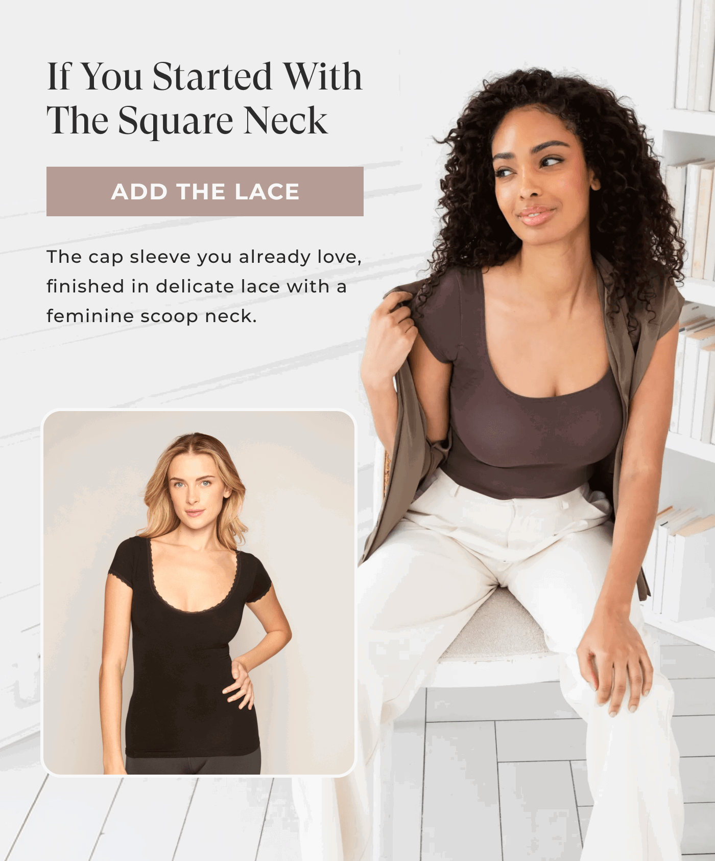 Shop the Lace Undershirt!