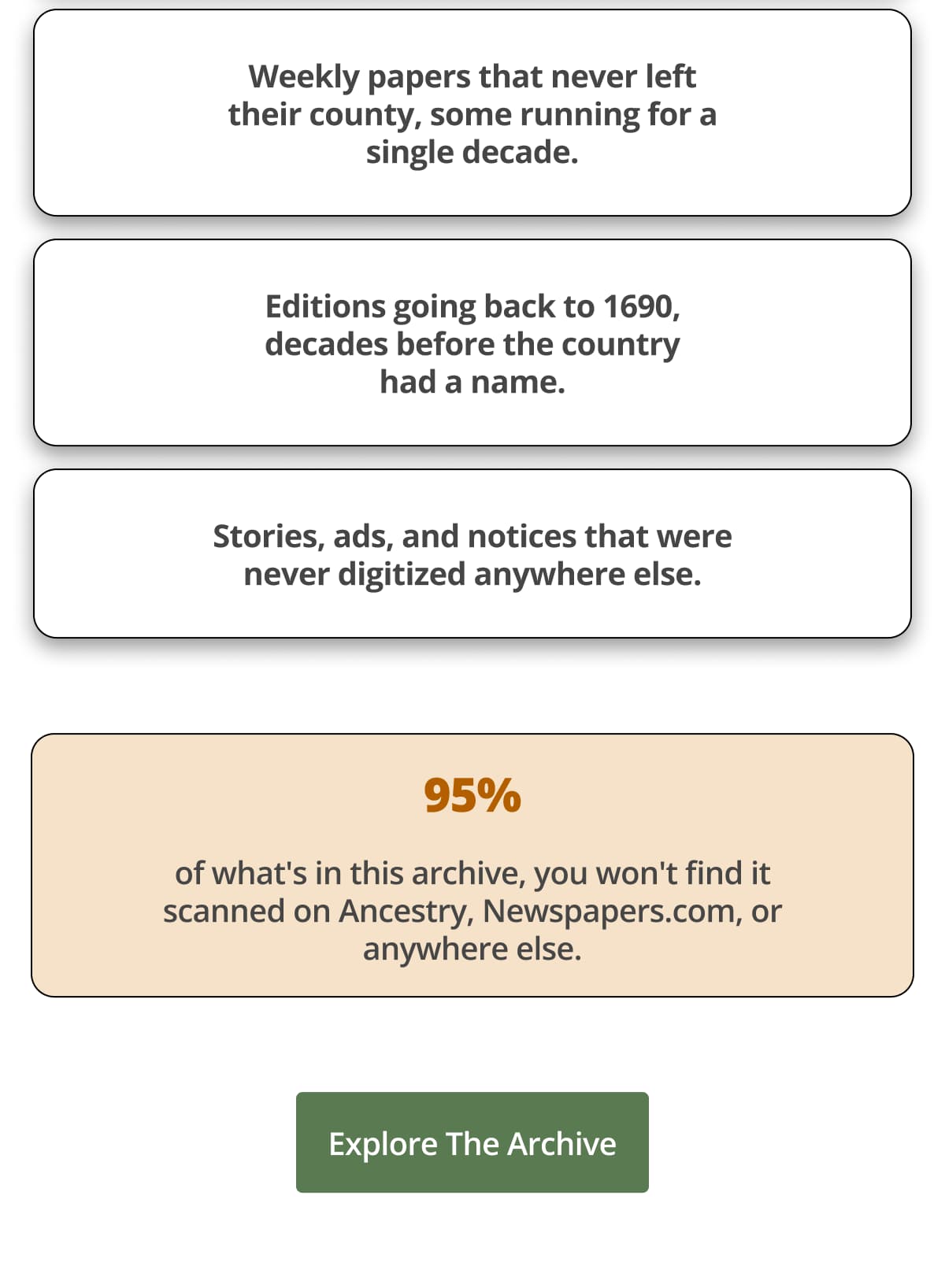 Explore The Archive