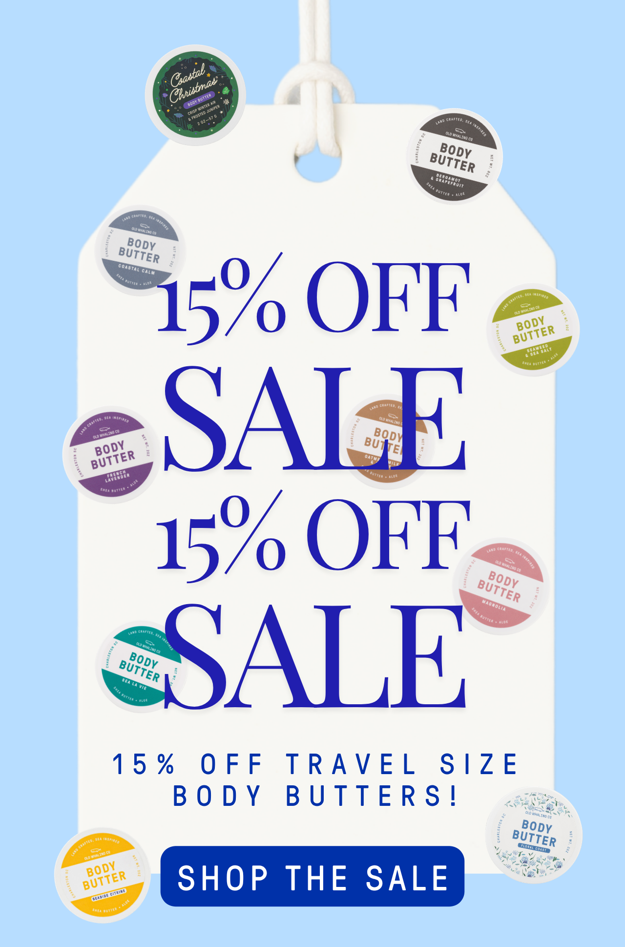 Shop 15% Off Travel Size Body Butters Only!