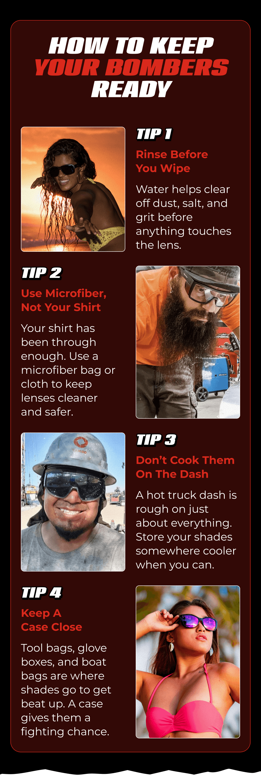 How To Keep Your Bombers Ready