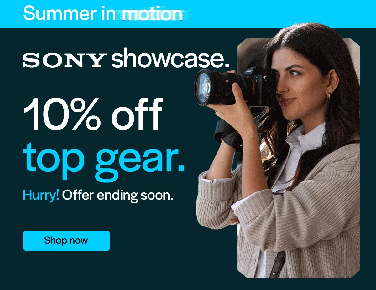 Sony showcase - 10% off top gear