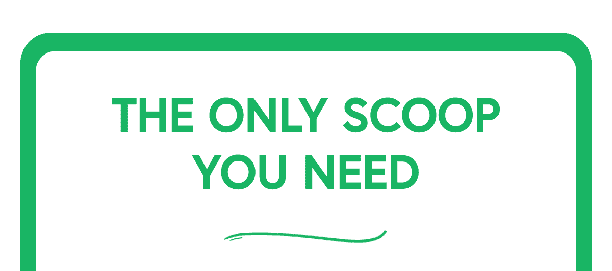 The Only Scoop You Need