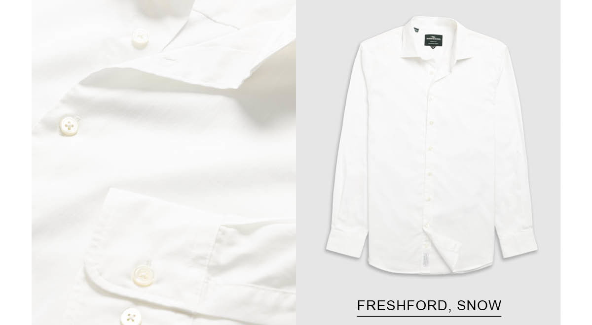 Shop Freshford Sports Fit Shirt, Snow online and instore at Rodd & Gunn