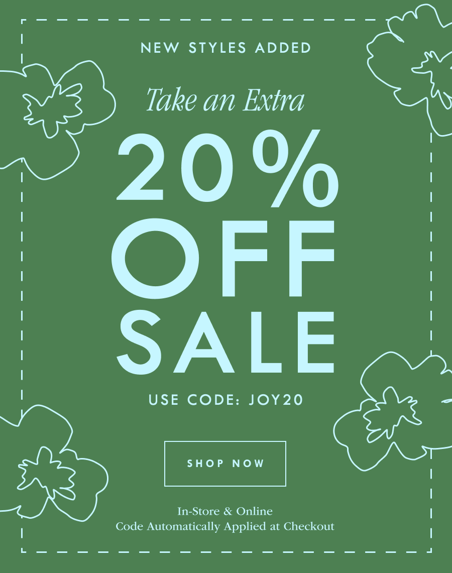 20% Off Sale