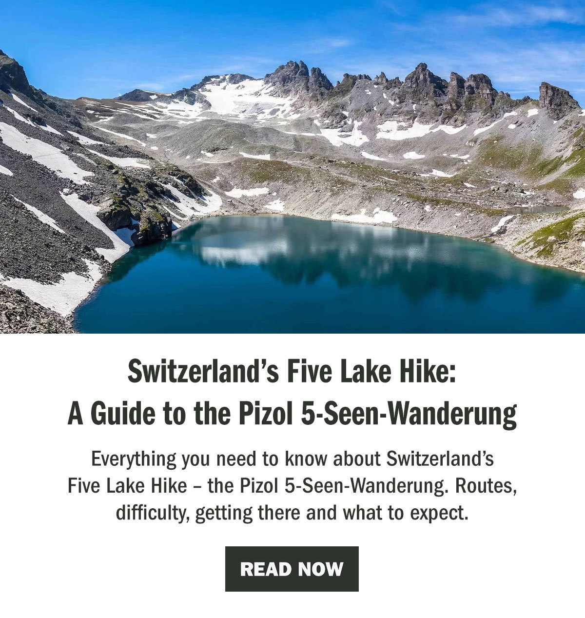 Switzerland’s Five Lake Hike: A Guide to the Pizol 5 Seen Wanderung | The WildBounds Journal