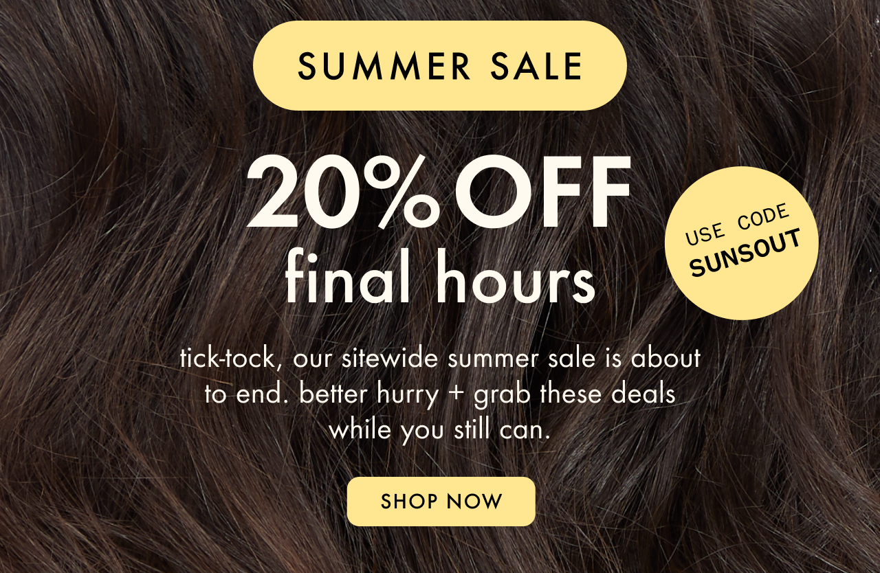 20% off everything summer sale