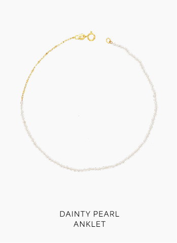 Dainty Pearl Anklet