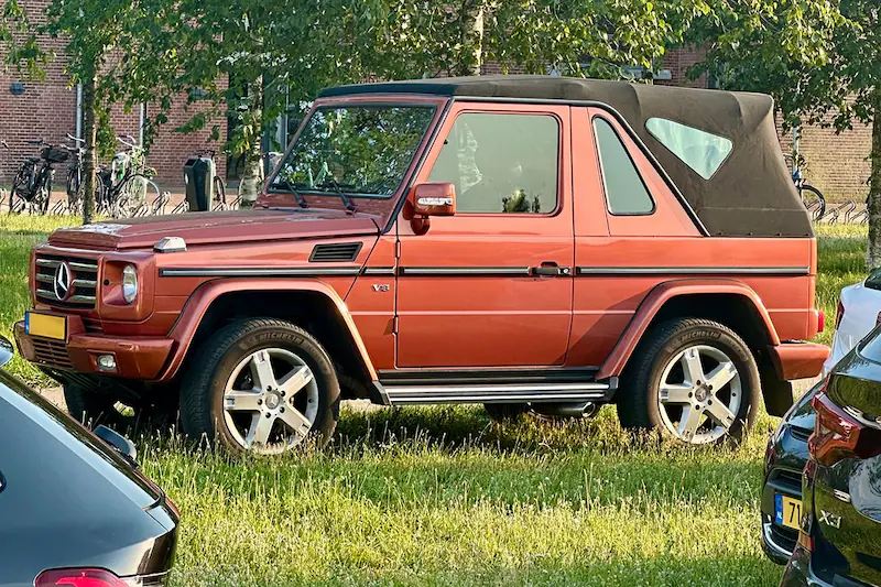 Deze Mercedes-Benz G 500 cabrio is specialer dan je zou vermoeden – In het Wild