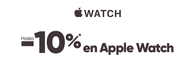 hasta -10% en Apple Watch. Es tiempo de aventura con un Apple Watch