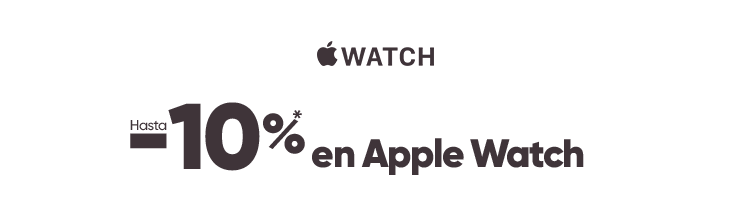 hasta -10% en Apple Watch. Es tiempo de aventura con un Apple Watch