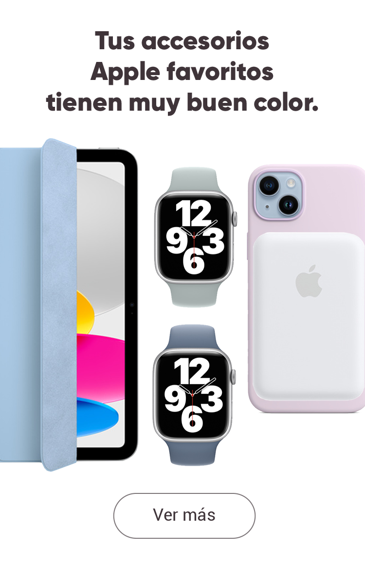 Tus accesorios Apple favoritos tienen muy buen color