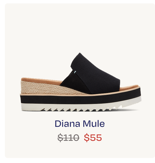 Diana Mule Wedge Sandal