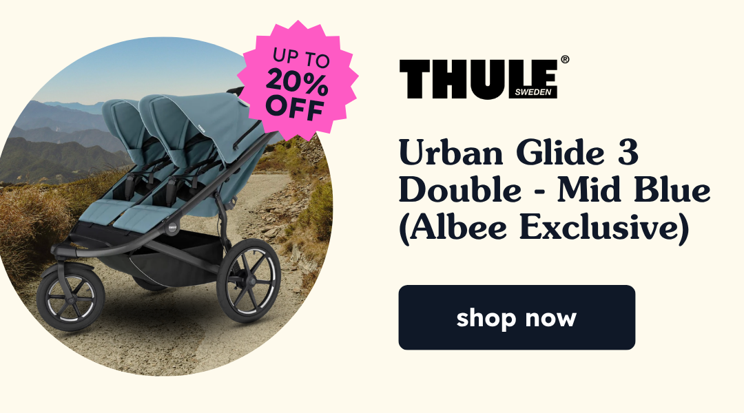 THULE UP TO 20% OFF URBAN GLIDE 3 DOUBLE - MID BLUE (ALBEE EXCLUSIVE)