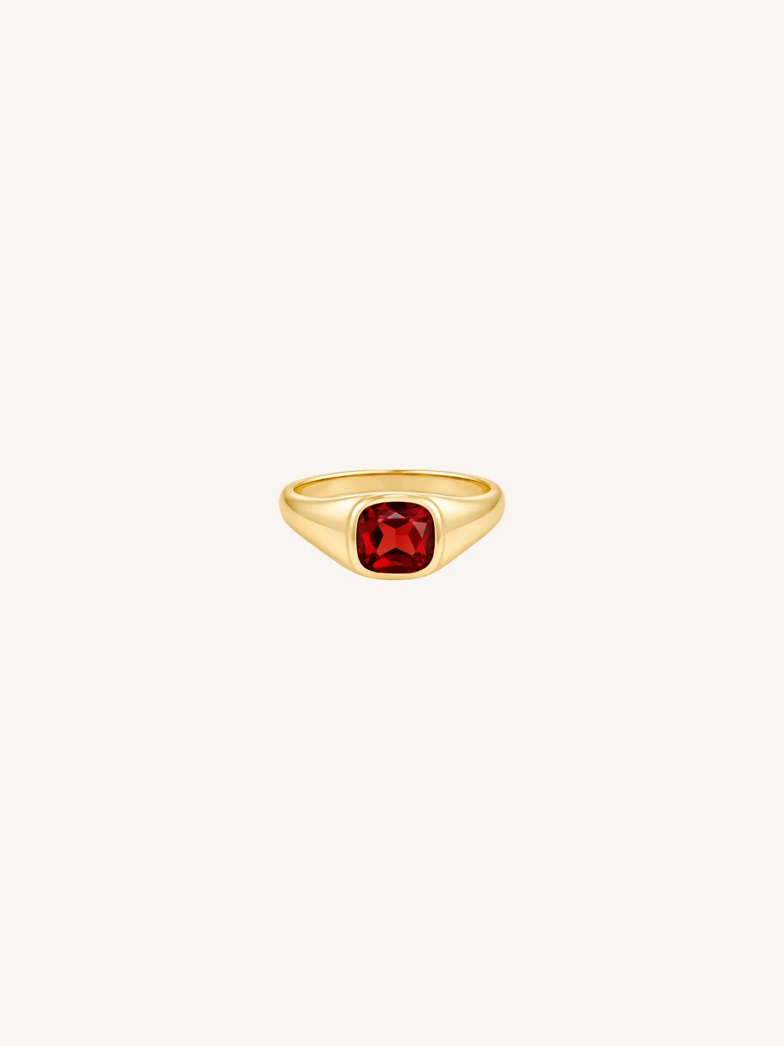 Image of Red CZ Ring