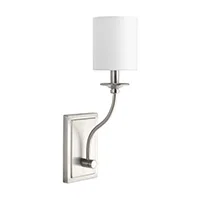 Sheila 1 Light 5 inch Brushed Nickel Wall Sconce Wall Light, Design Series by 41ELIZABETH