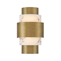 Davenport 2 Light 10 inch Antique Patina Wall Sconce Wall Light by Savoy House