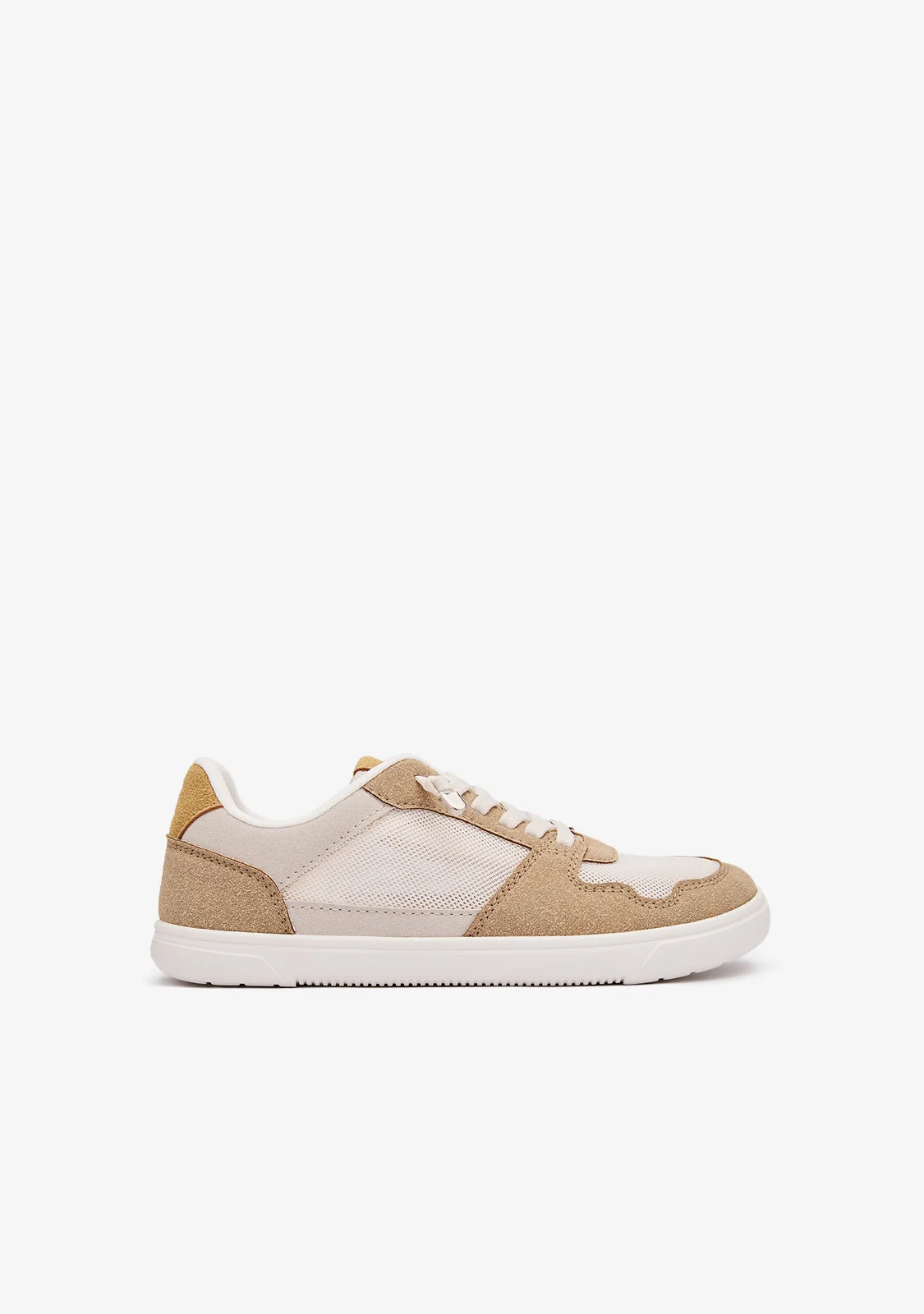 Image of Beige White Barefoot Goflex Sneakers