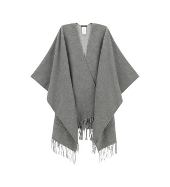 Poncho Mezcla gris
