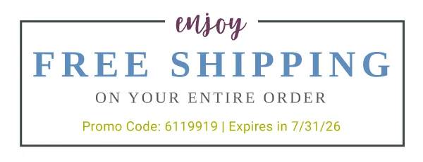 Free Shipping On Your Entire Purchase