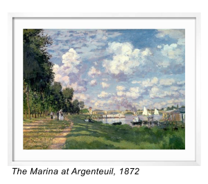The Marina at Argenteuil, 1872
