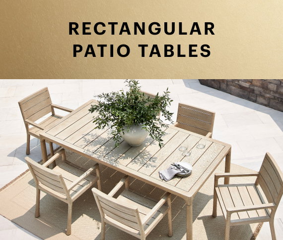 Rectangular Patio Tables