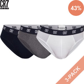 3 Pakkaus CR7 Cristiano Ronaldo Basic Brief