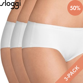 3 Pakkaus Sloggi Invisible Supreme Hipster 0003