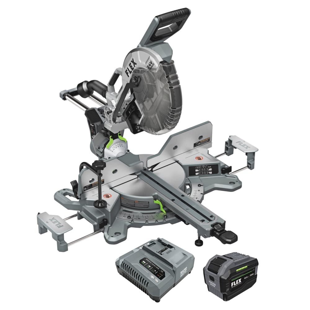 FLEX Dual Bevel Sliding Miter Saw Stacked Kit