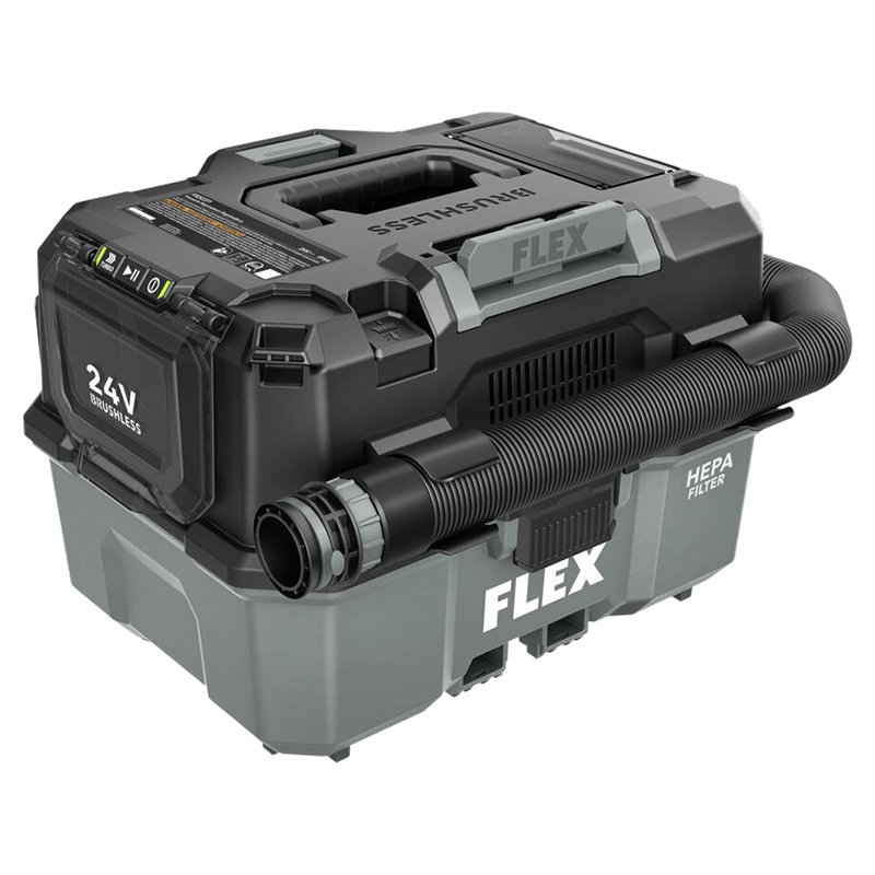 FLEX STACK PACK 24V 2.5 Gallon Wet/Dry Vacuum