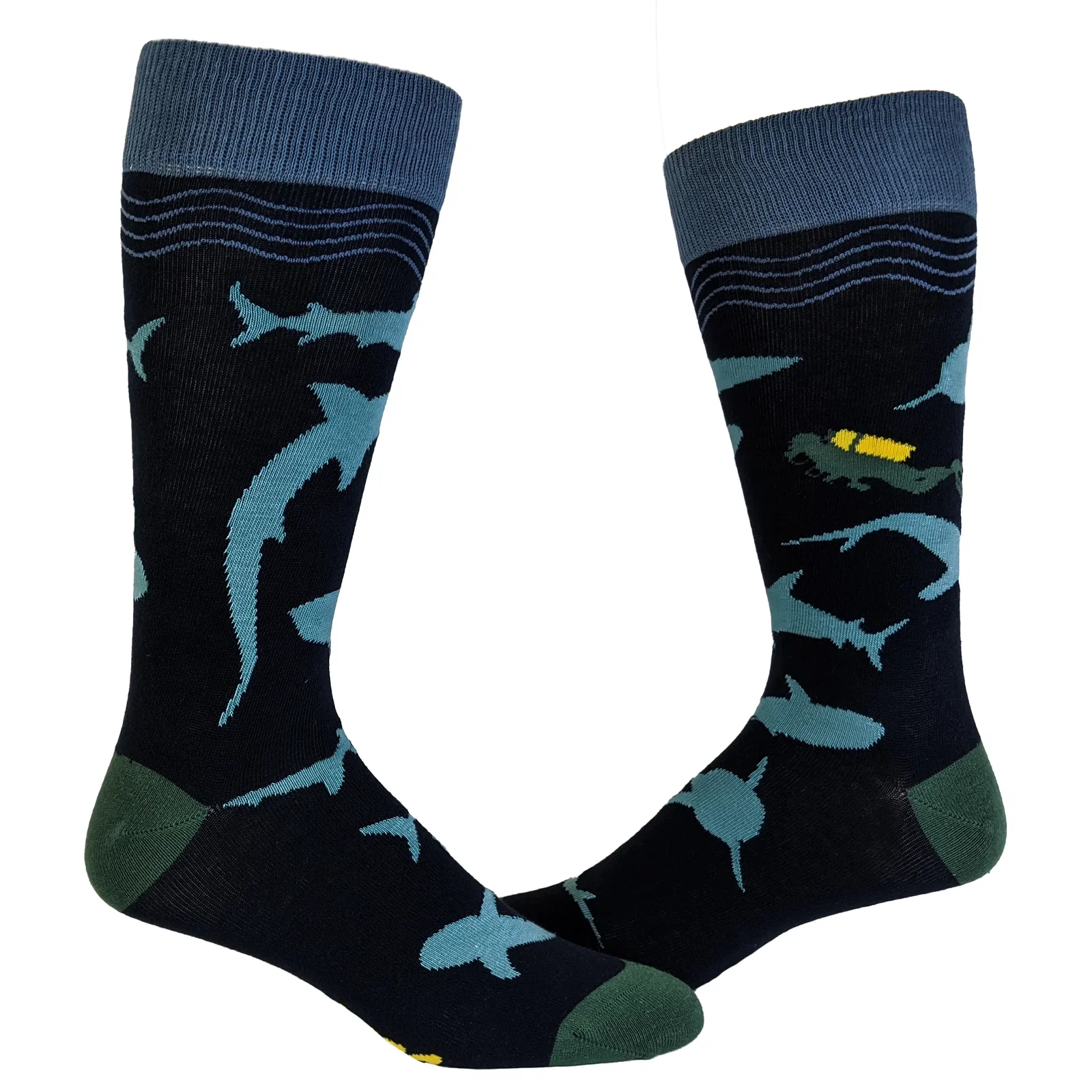 Image of Mens Scuba Sharks Socks