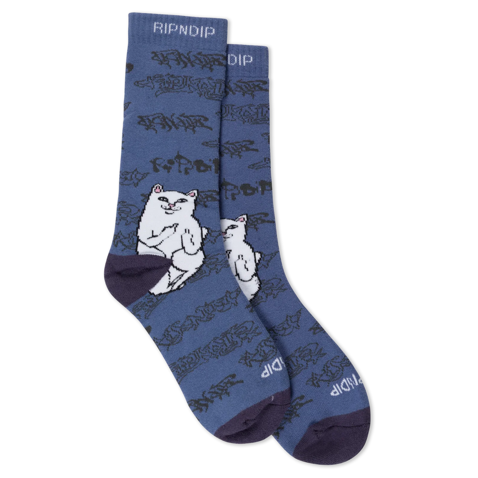 Image of Lord Nermal Ghost Socks (Slate)
