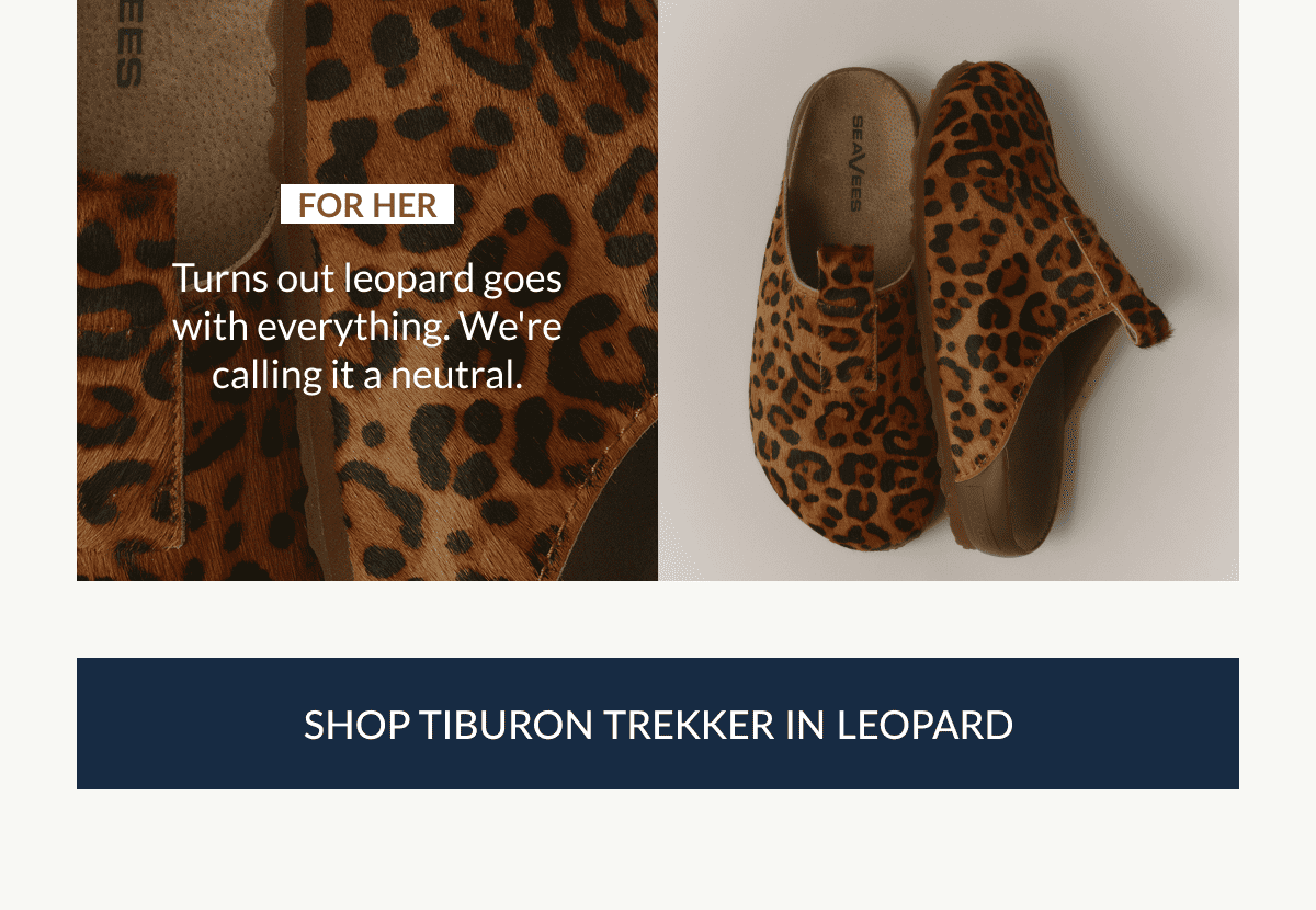 Tiburon Trekker in Leopard