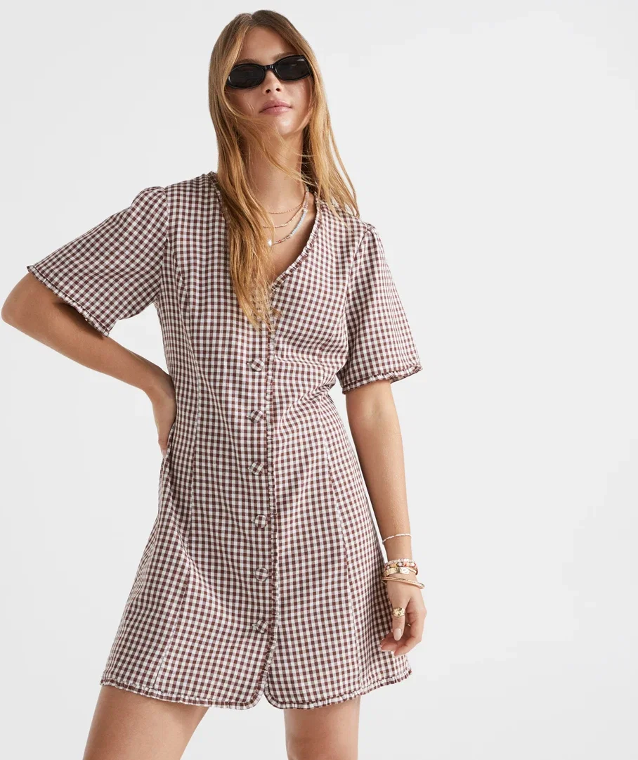 MOLLY FRILL MINI DRESS