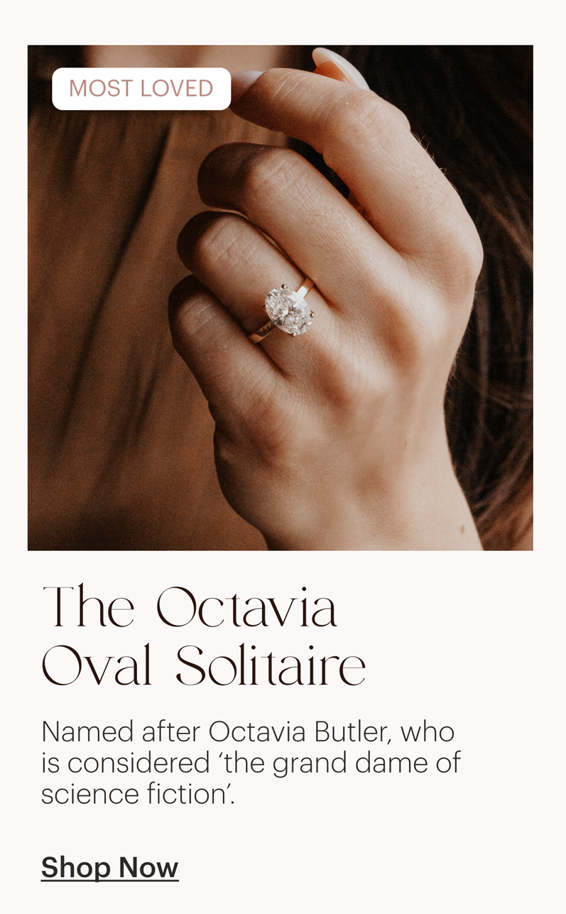 The Octavia Oval Solitaire