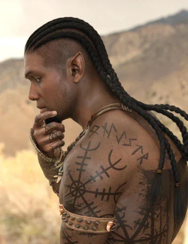 Velkarian Braids Hair for Genesis 9