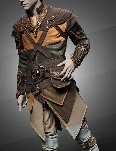 Elven Prince Texture Add-On for Druid Elf HD Clothes
