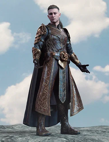 dForce Light Plate Armor for Genesis 9