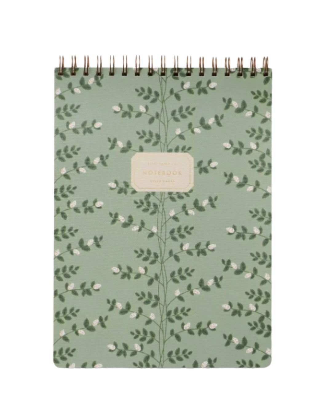 Climbing Vines Large Top Spiral Notebook