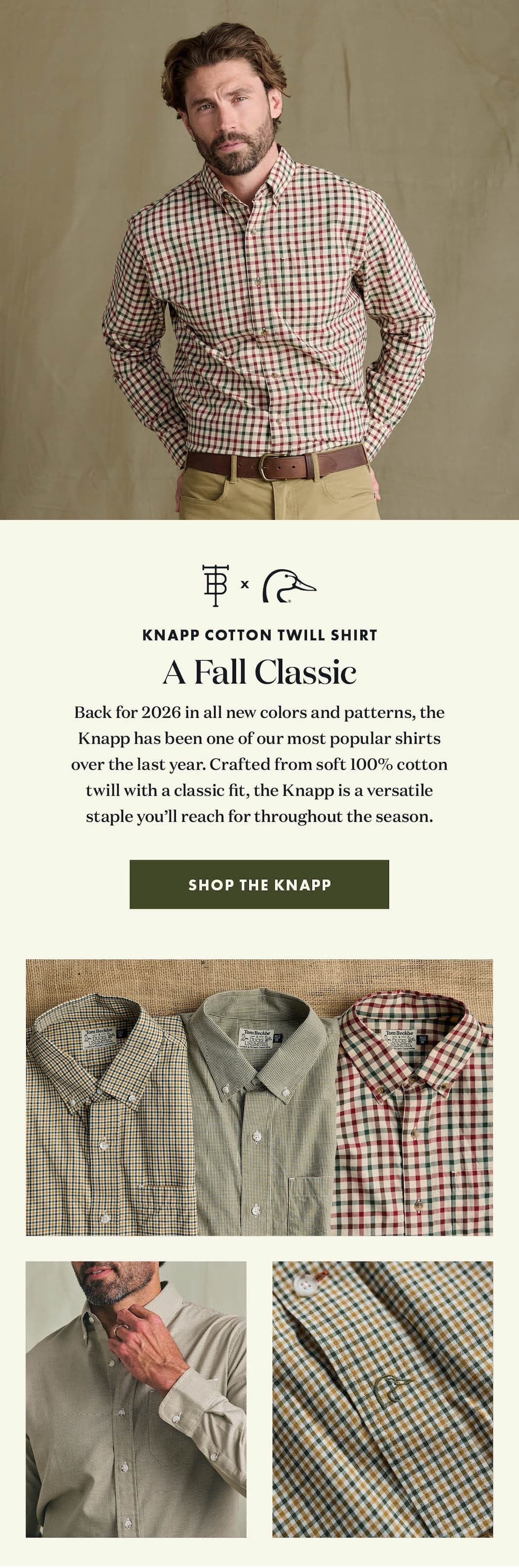 A Fall Classic - Knapp Cotton Twill Shirt