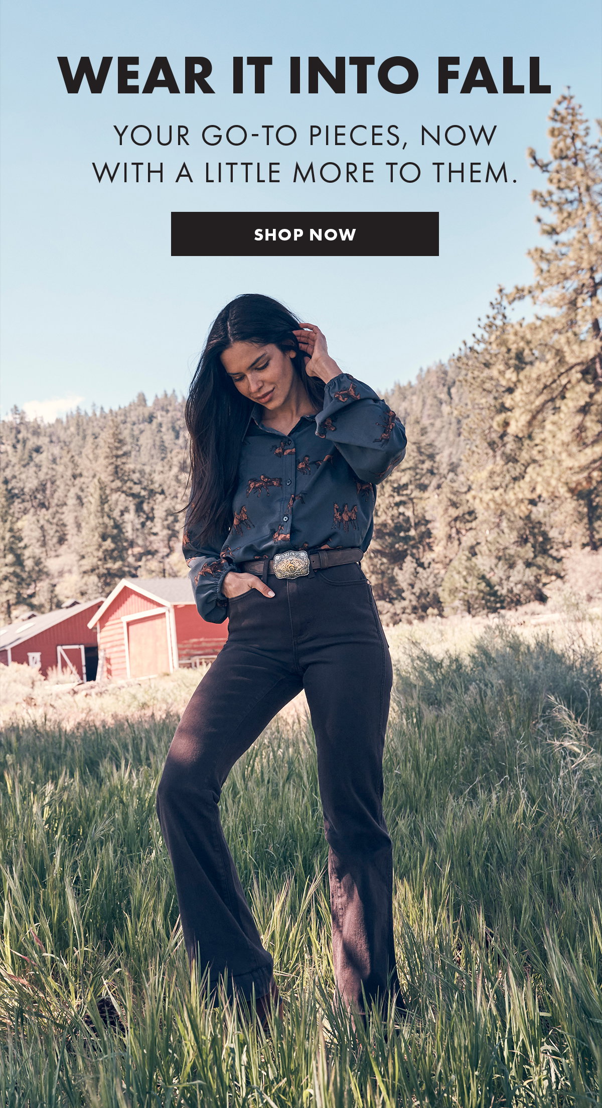 Wear it into fall Your go-to pieces, now with a little more to them. Shop Now