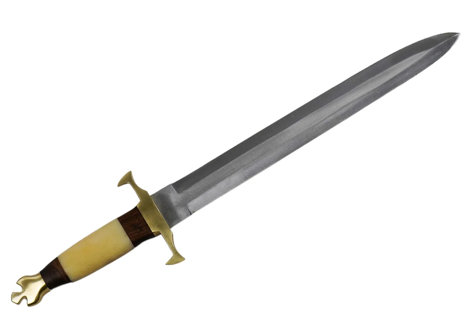 Image of Arabian Qama Ceremonial Sword- Damascus Steel