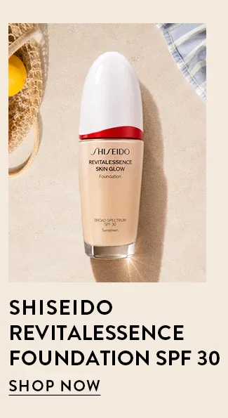 Shiseido Revitalessence Foundation SPF 30. Shop Now