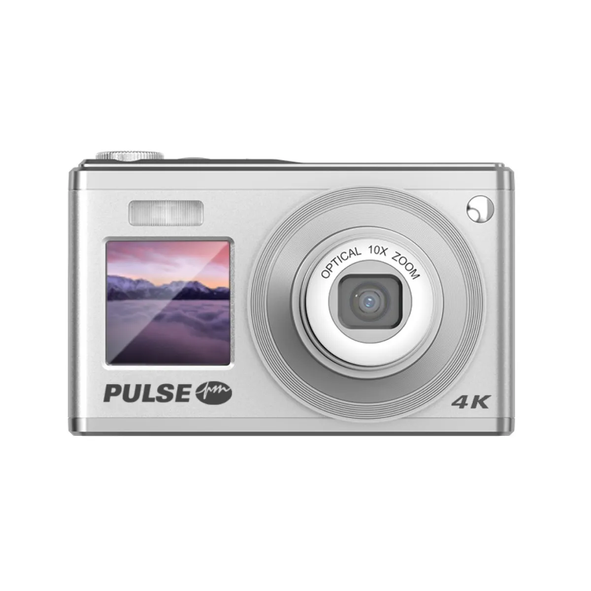 PULSE 60MP 10X Optical Zoom 4K Dual Screen Silver