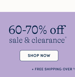 60-70% off sale & clearance