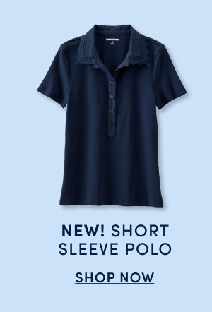 New! Short Sleeve Polo