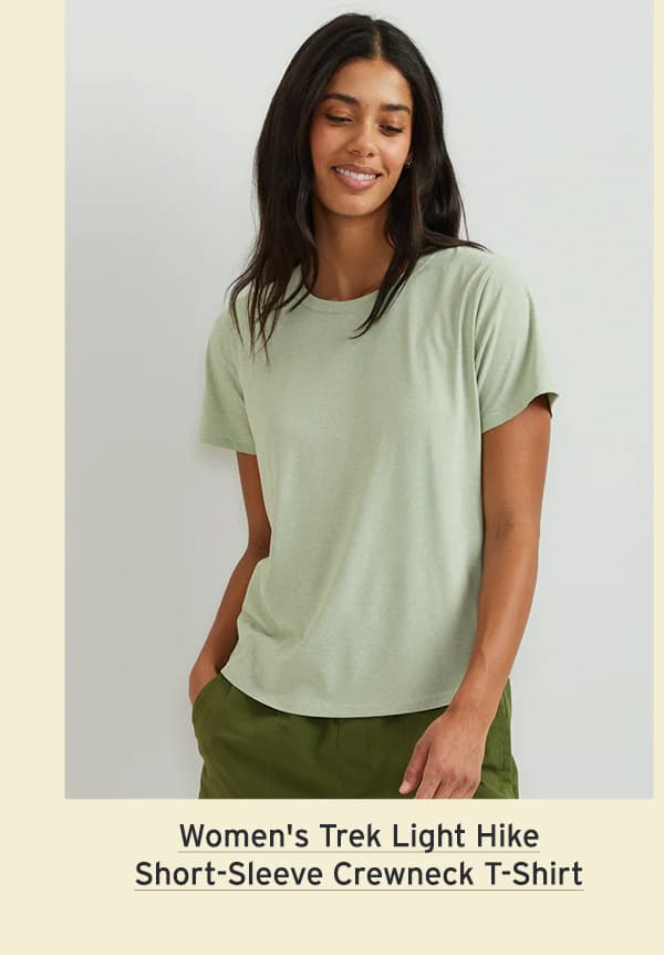 Women's Trek Light Hike Short-Sleeve Crewneck T-Shirt